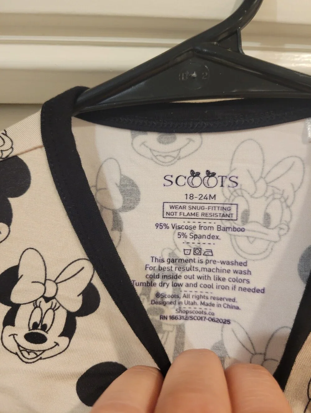 Scoots Bamboo Mickey Pajamas